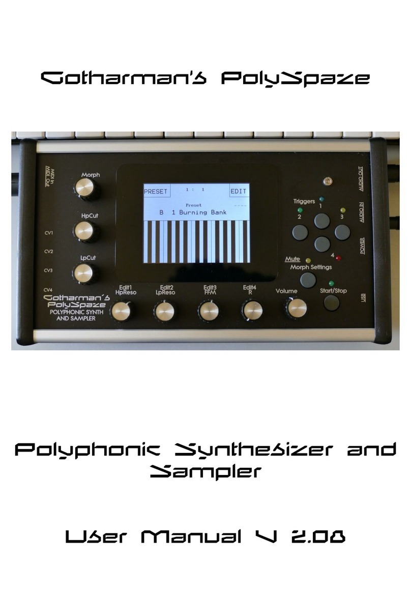 Gotharman PolySpaze User manual