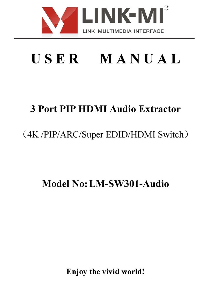 LINK-MI LM-SW301-Audio user manual