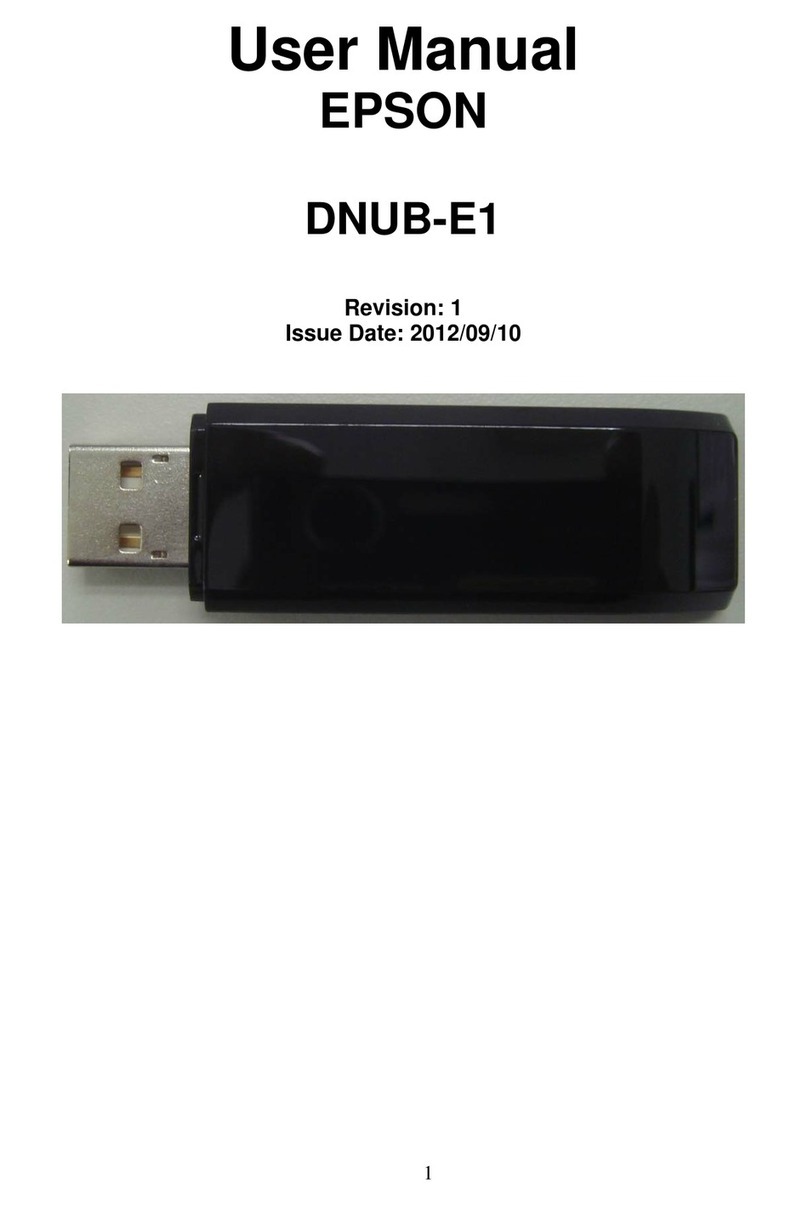 Epson DNUB-E1 User manual