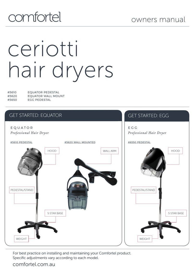 comfortel ceriotti 5610 owner's manual