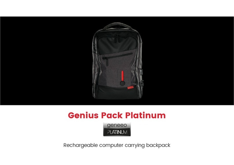 Geneeo Genius Pack Platinum instruction manual
