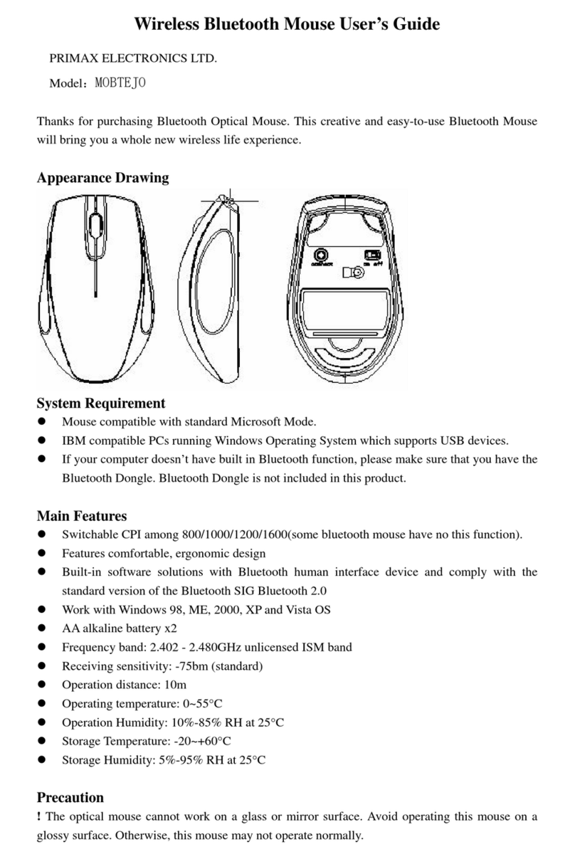 Primax Electronics MOBTEJO user guide