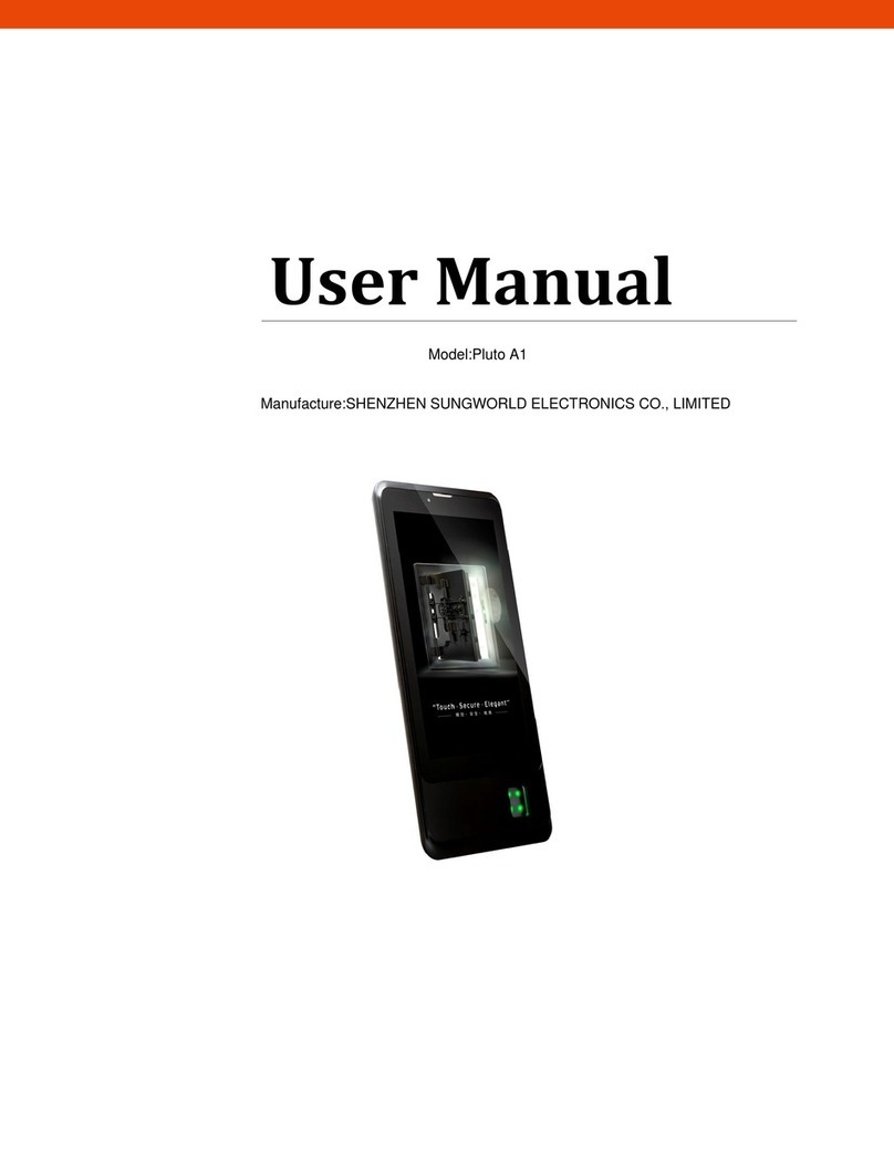 SHENZHEN SUNGWORLD ELECTRONICS Pluto A1 user manual SHENZHEN SUNGWORLD ELECTRONICS Pluto A1 user manual