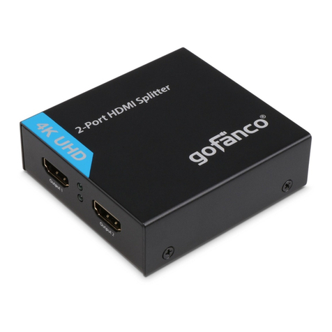 gofanco Splitter2P user manual