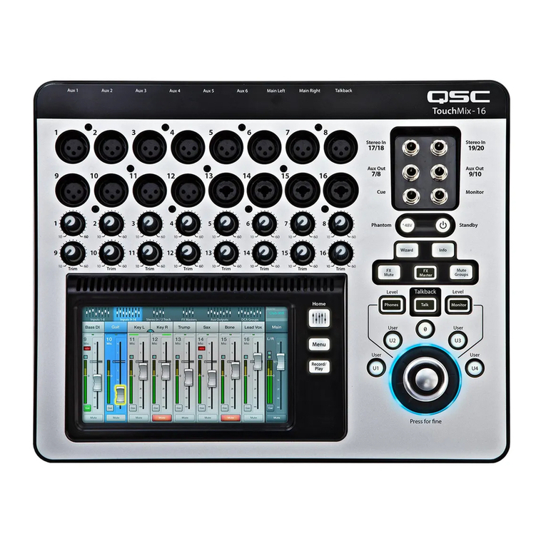 QSC TouchMix Application guide