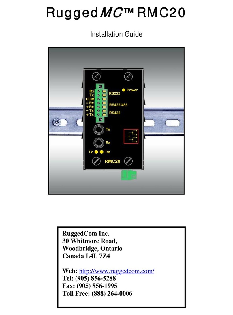 RuggedCom RuggedMC RMC20 installation guide