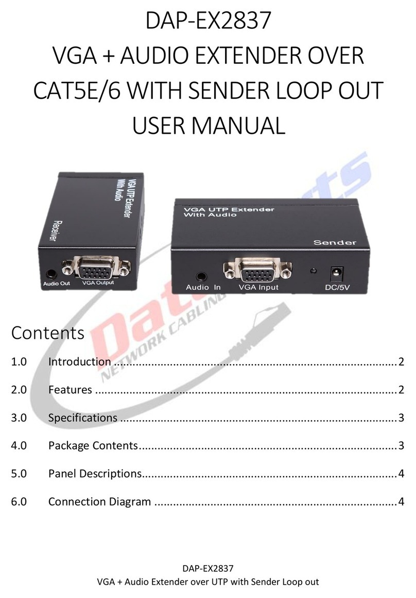 DataParts DAP-EX2837 User manual