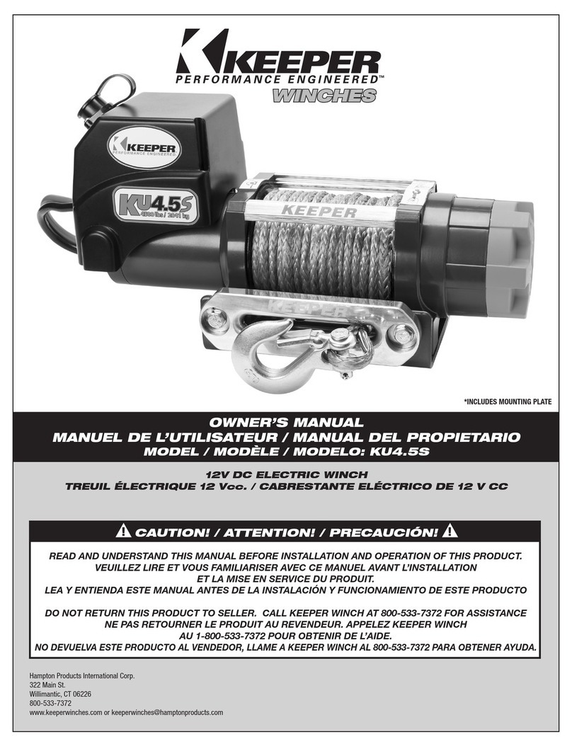 Keeper KU4.5S owner's manual