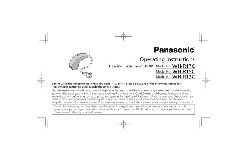 Panasonic WH-R17C operating instructions