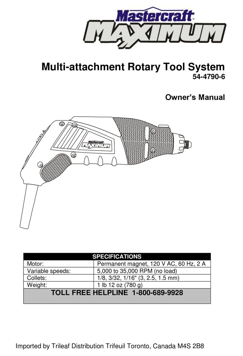 MasterCraft 54-4790-6 owner's manual