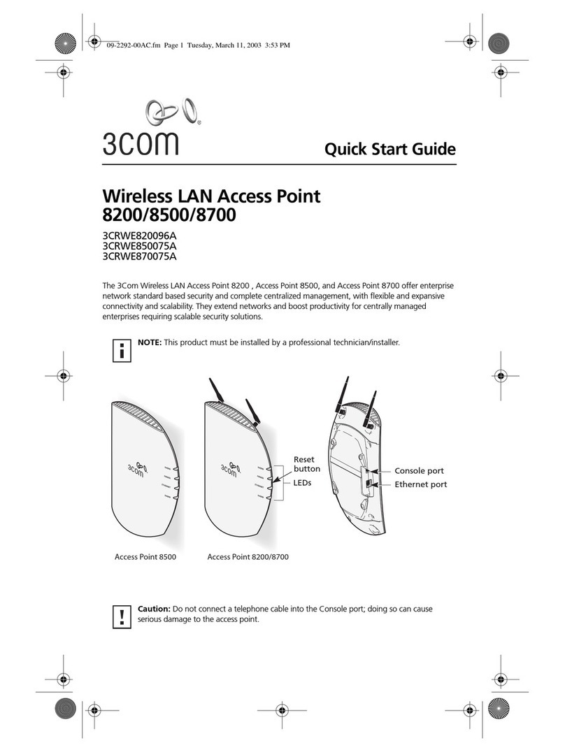 3Com 8200 User manual