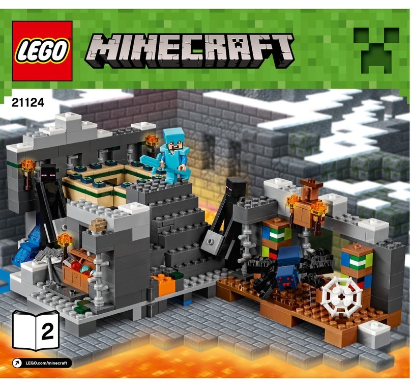 LEGO MINECRAFT 21124 User manual