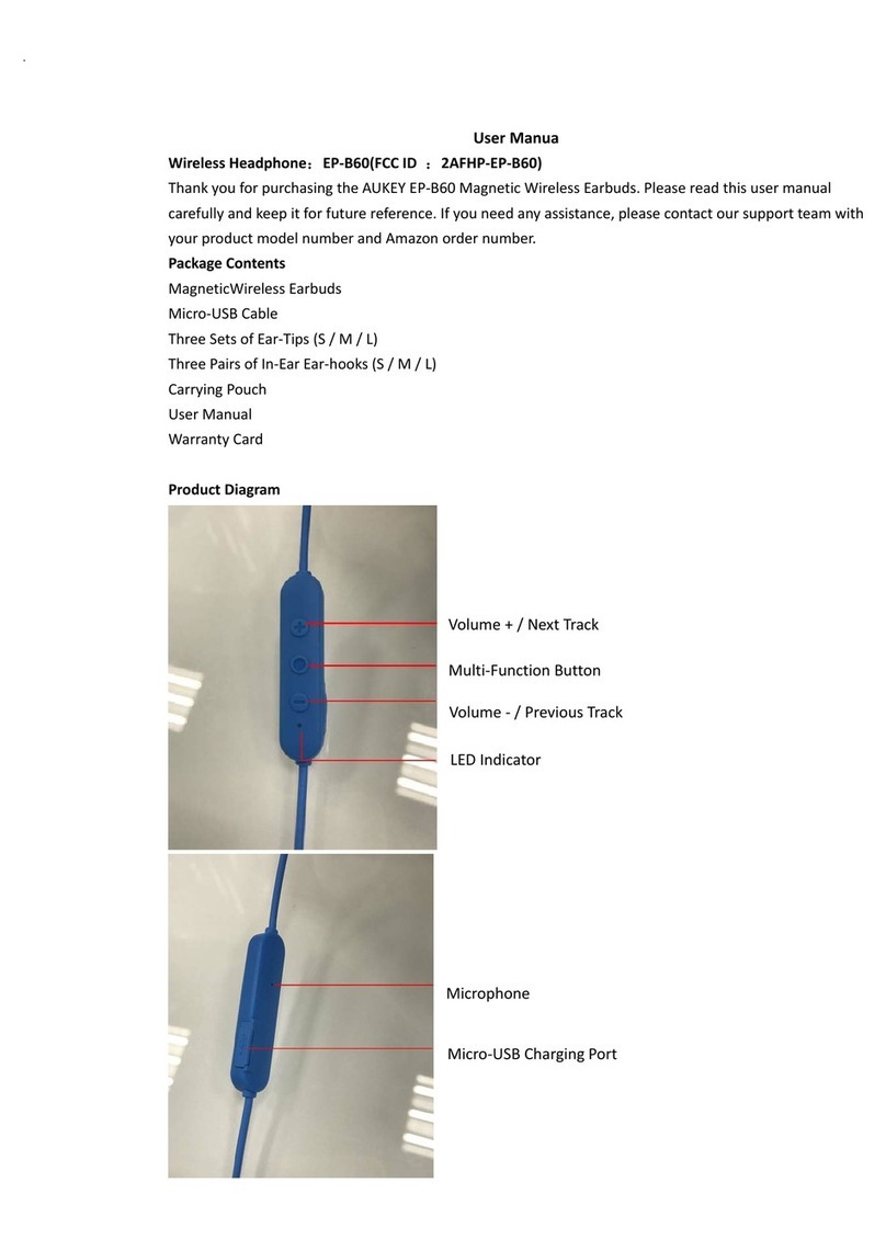 Aukey EP-B60 user manual