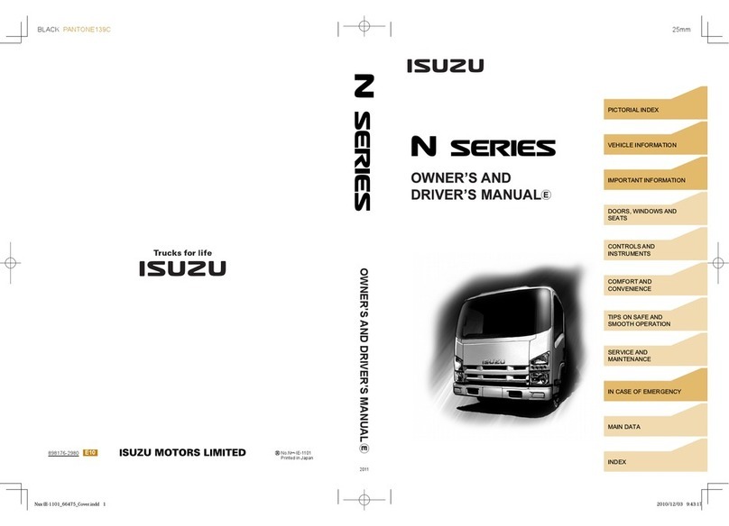 Isuzu N-series 2011 Owner's and driver's manual