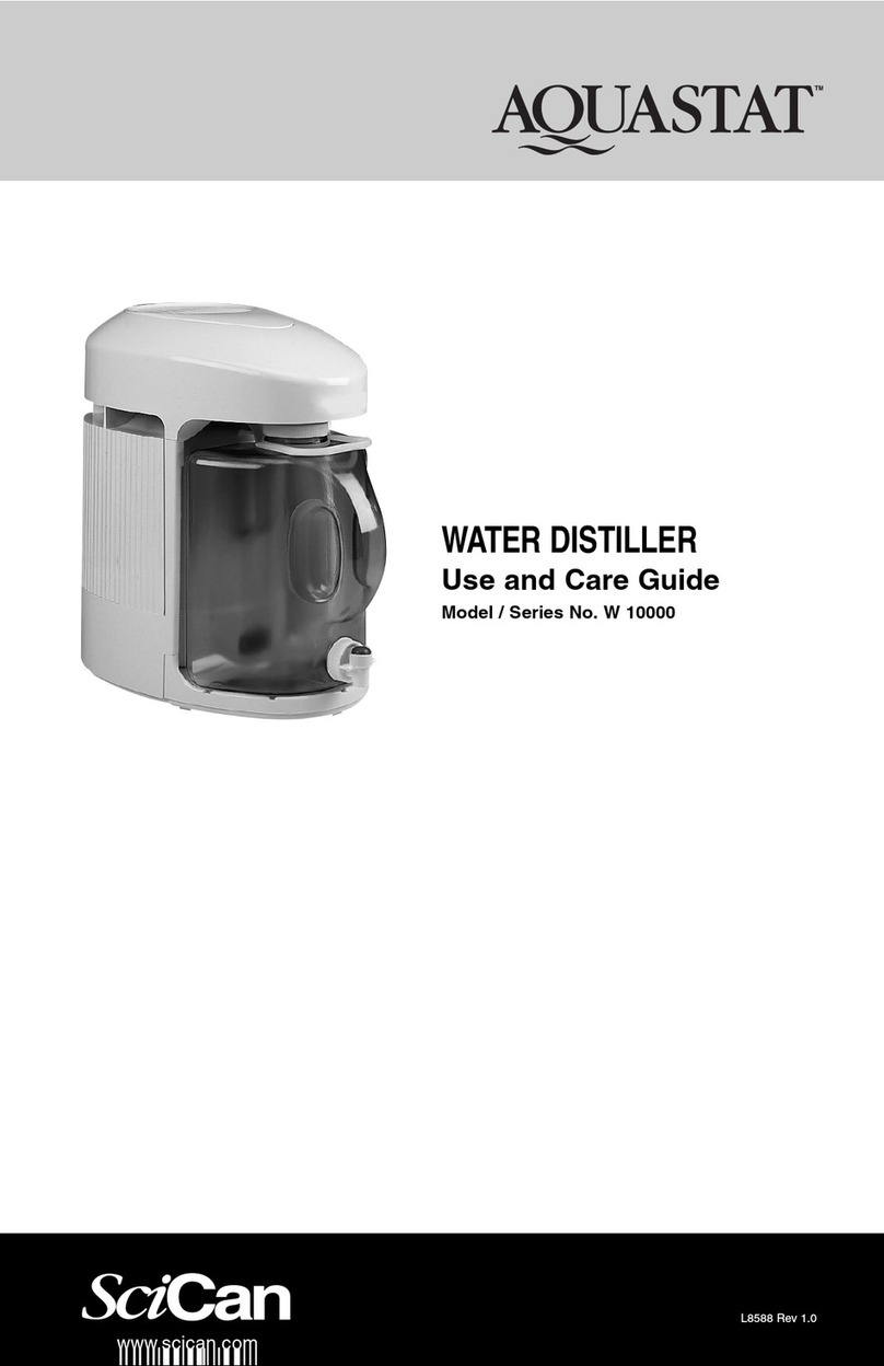 SciCan AquaStat W 10000 Use and care guide