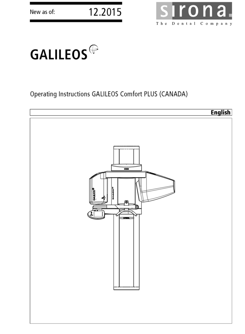 Sirona galileos comfort plus User manual