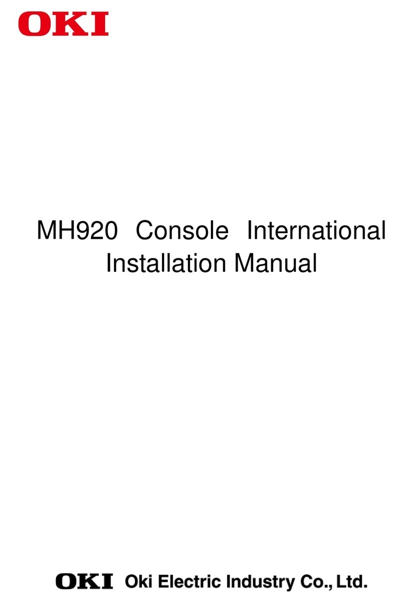 Oki MH920 installation manual