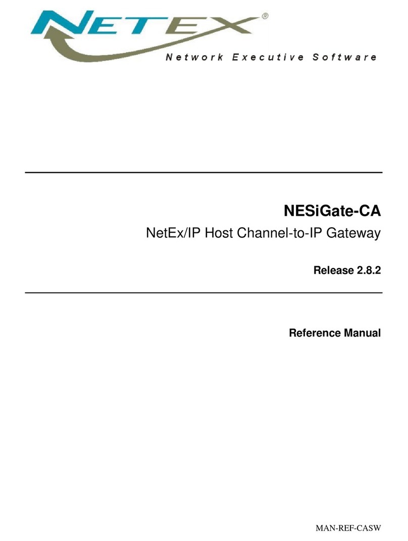 NETEX NESiGate-CA User manual