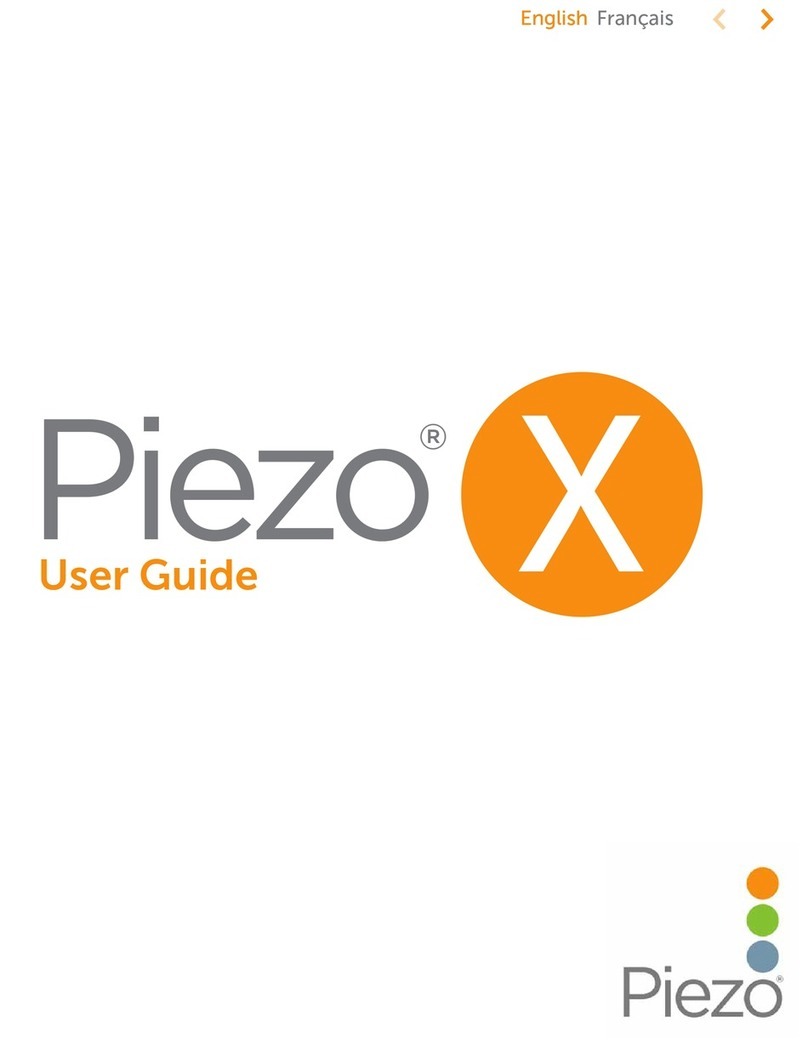 stepscount PiezoX User manual
