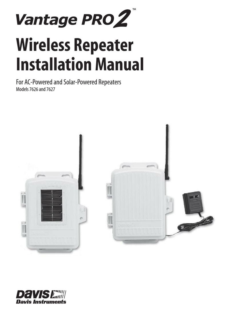 DAVIS vantage pro 2 7626 installation manual