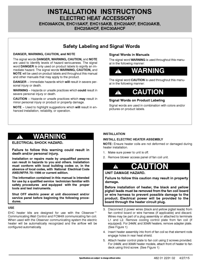 HVAC Partners EHC09AKCN installation instructions