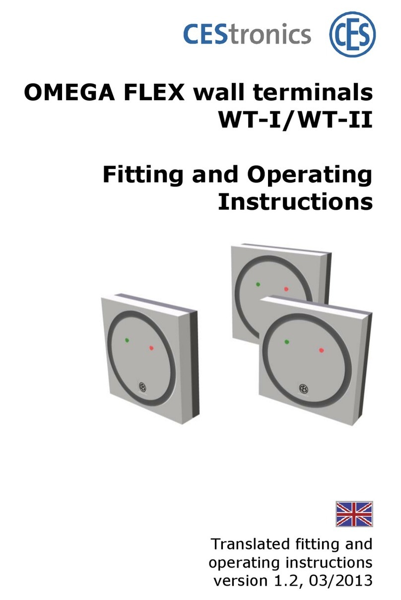 CEStronics WT-I Fitting and operating instructions