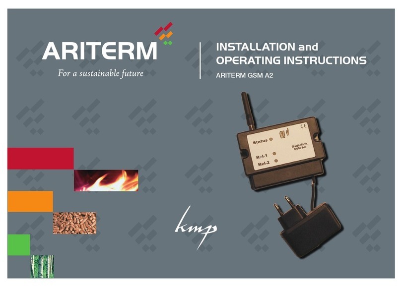 Ariterm GSM A2 Installation and operating instrictions