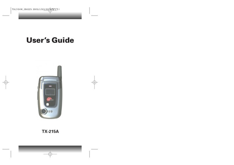 Pantech TX-215A User manual