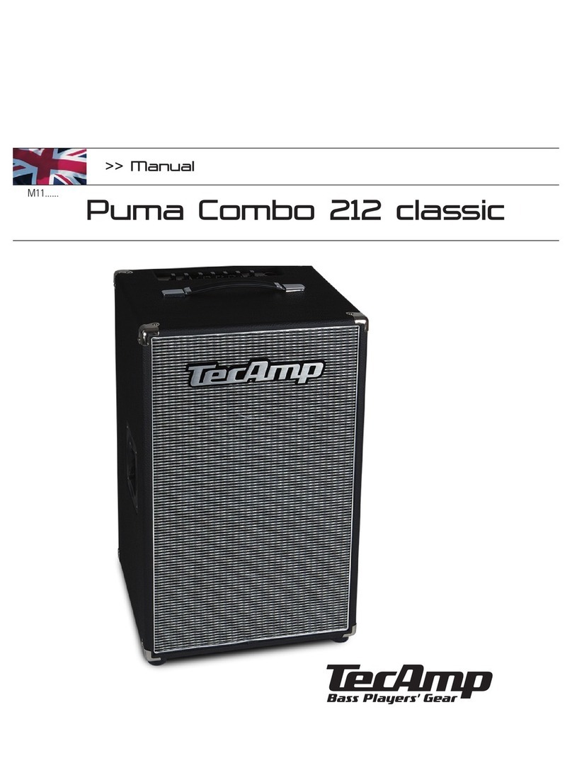 Tecamp Puma Combo 212 classic manual