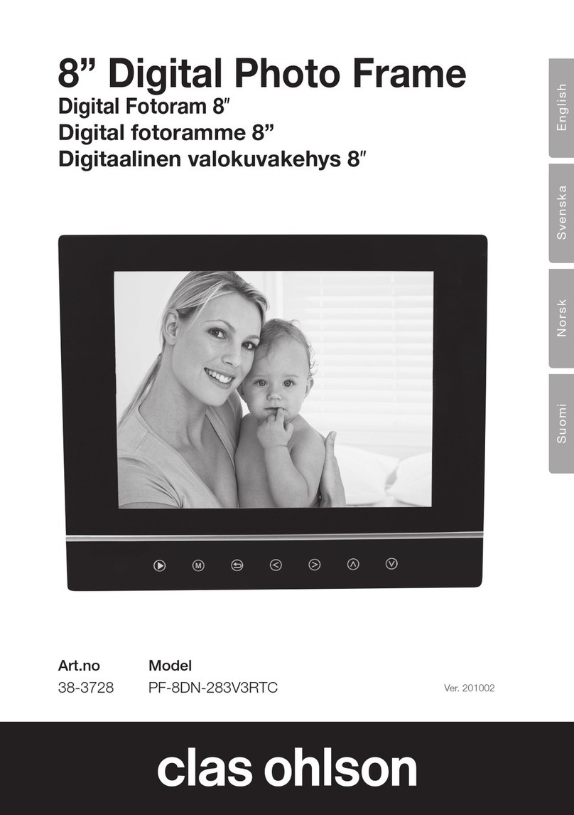 Clas Ohlson PF-8DN-283V3RTC User manual