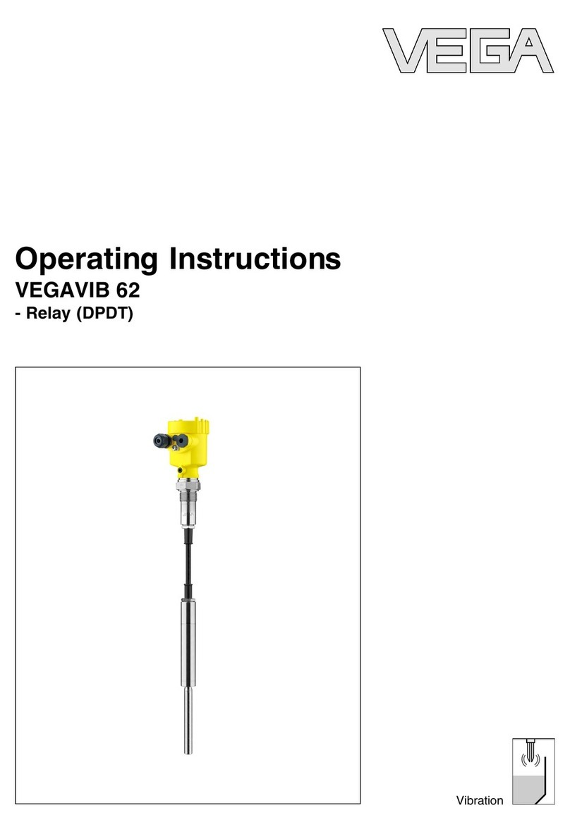 Vega VEGAVIB 62 operating instructions Vega VEGAVIB 62 operating instructions