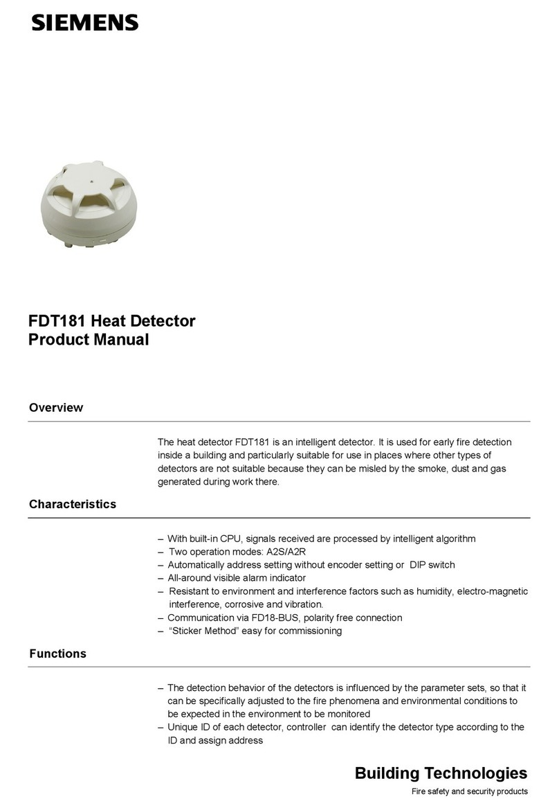 Siemens FDT181 product manual