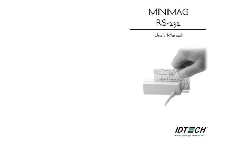 IDTECH MiniMag RS232 User manual