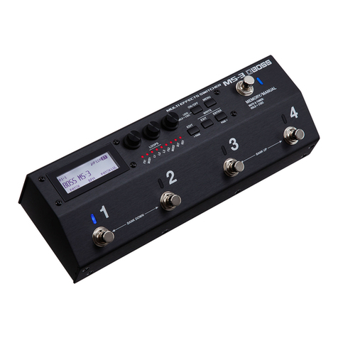 BOSSCO MS-3 User manual