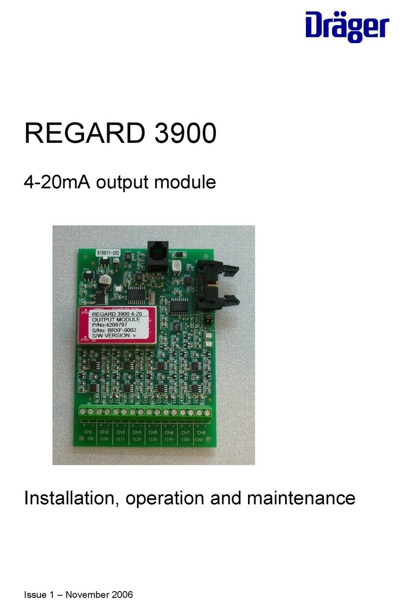 Dräger REGARD 4208797 Installation, operation and maintenance