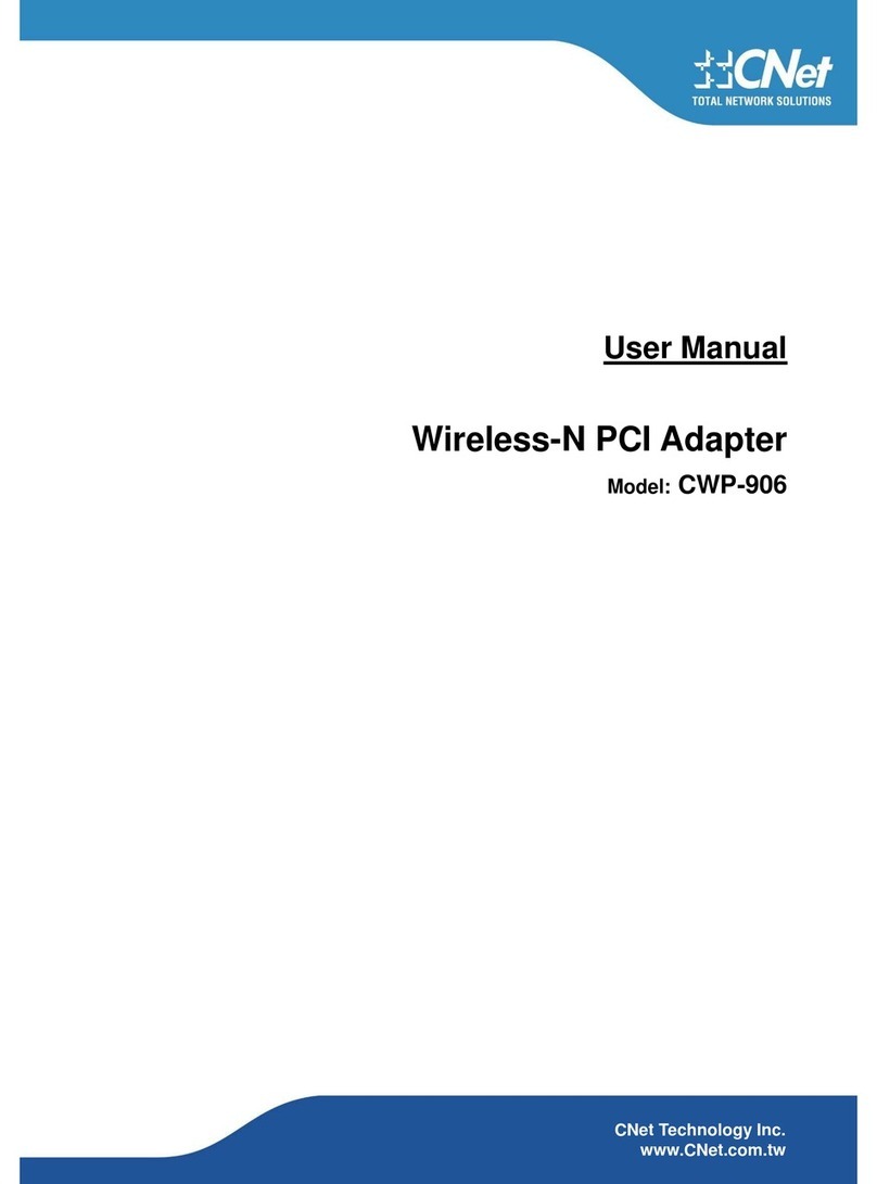 CNET CWP-906 user manual