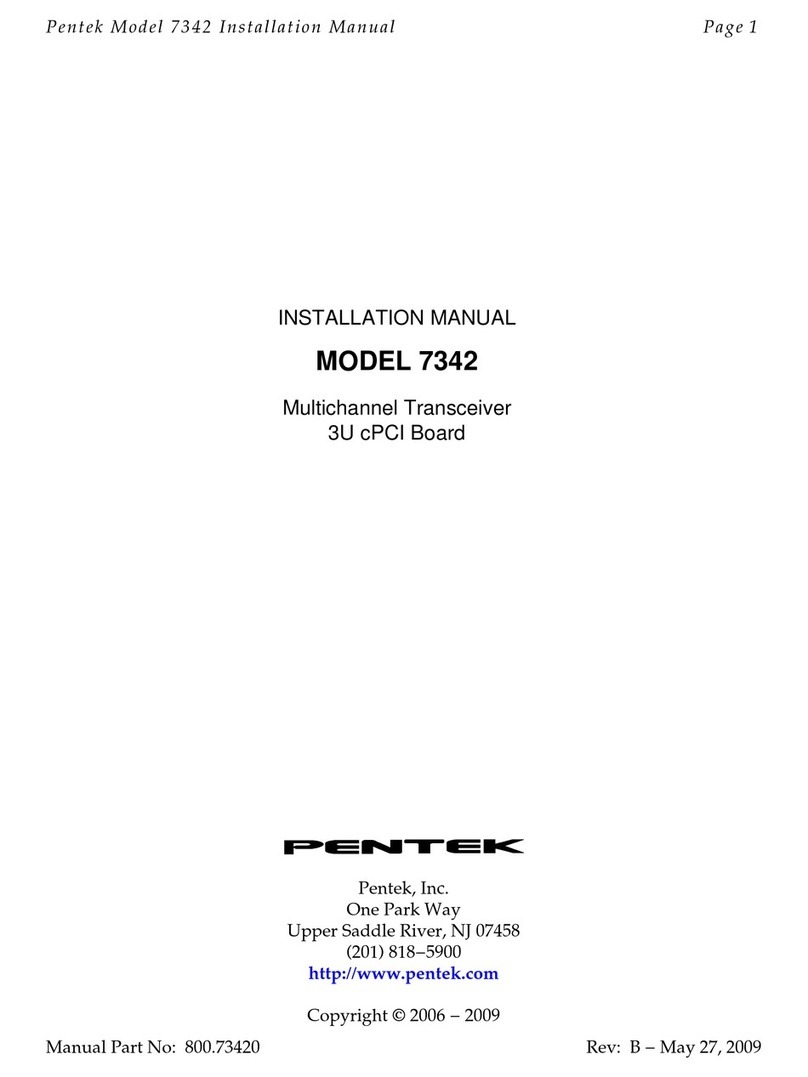 Pentek 7342 installation manual