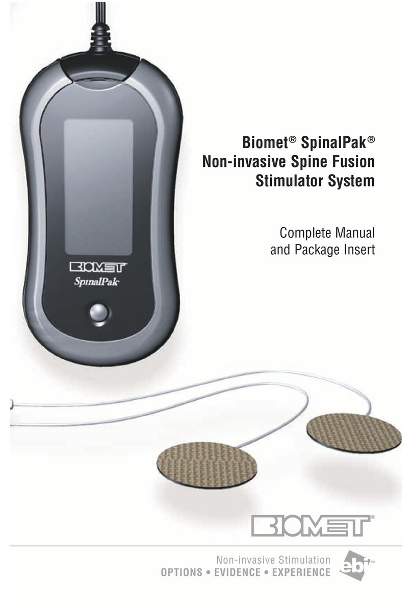 bioMetric SpinalPak Complete manual