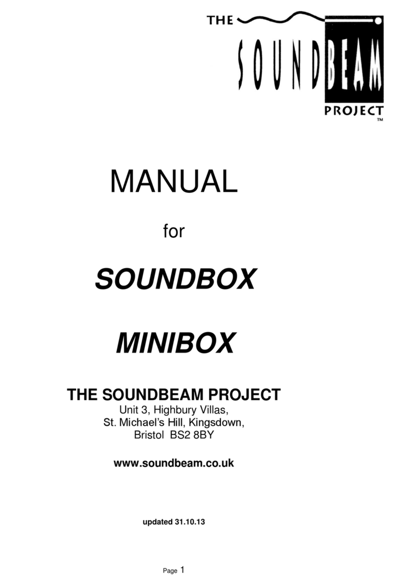 Soundbeam SOUNDBOX manual