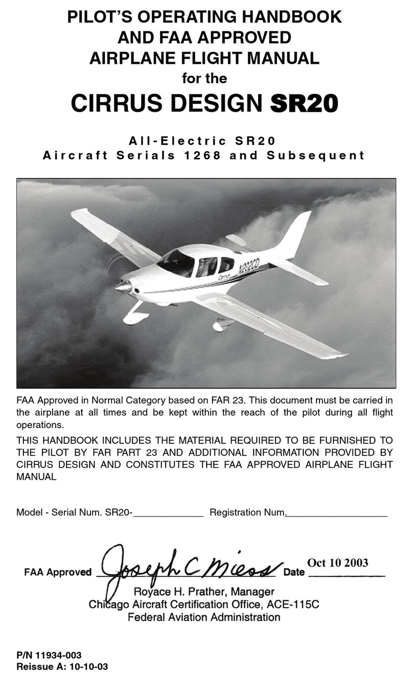 CIRRUS DESIGN SR20 Pilot operating handbook