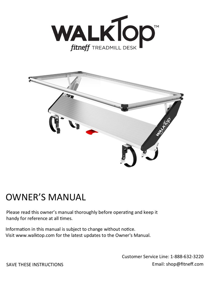 FITNEFF WalkTop owner's manual