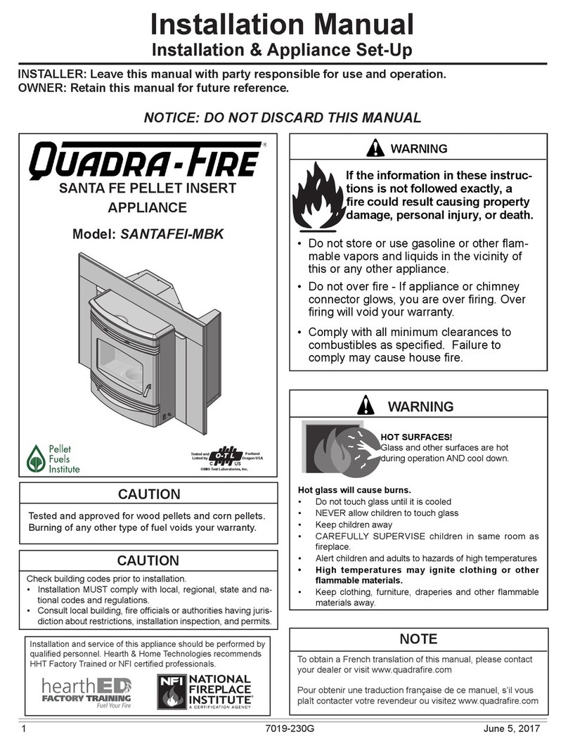 Quadra-Fire SANTAFEI-MBK installation manual