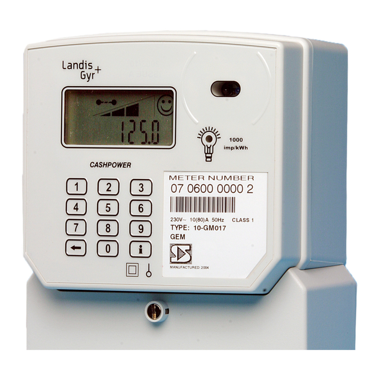 Landis & Gyr Cashpower Gemini HMI user guide