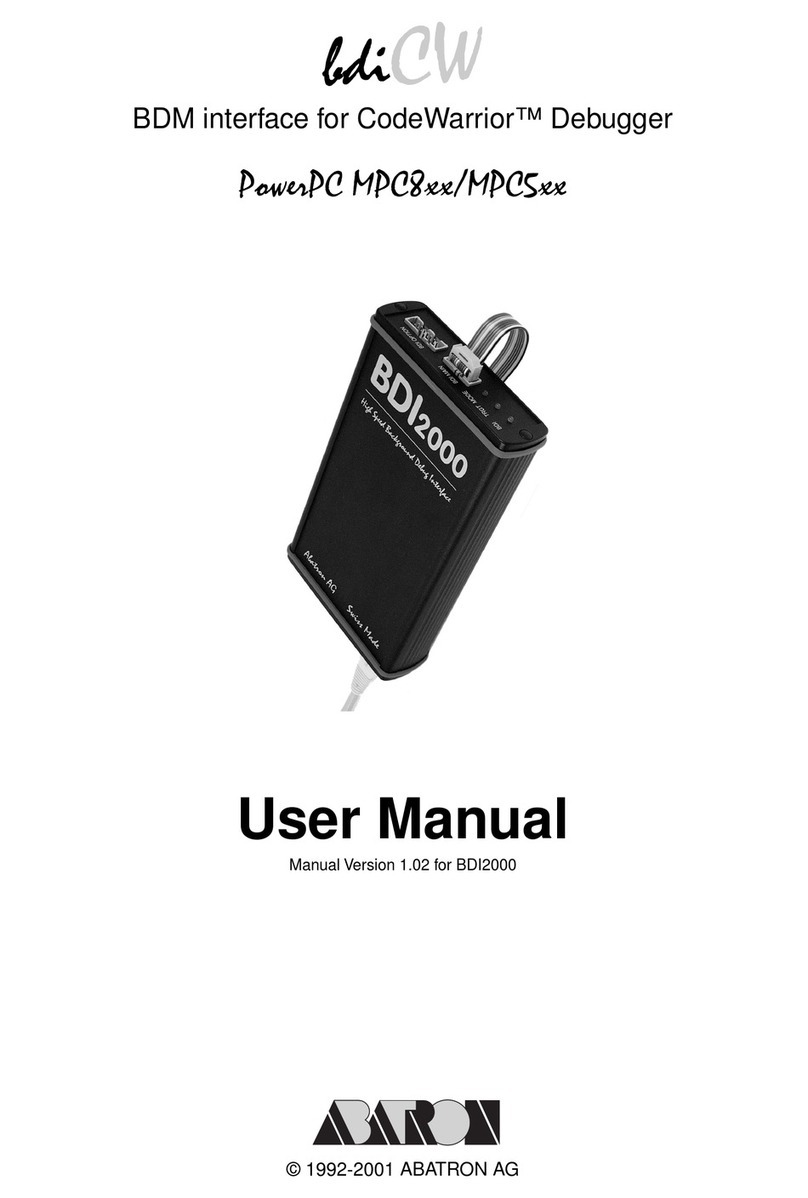 Abatron BDI2000 Installation and operation manual