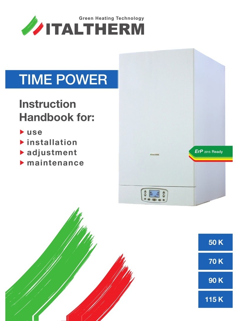 Italtherm Time Power 50 K Instruction handbook