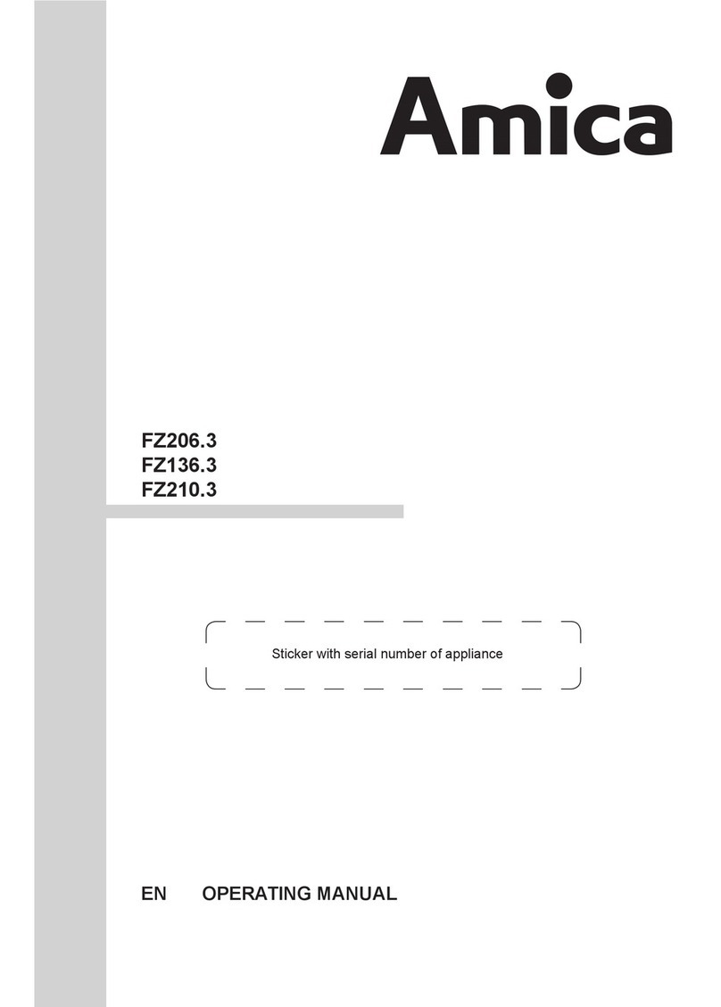 Amica FZ206.3 operating manual