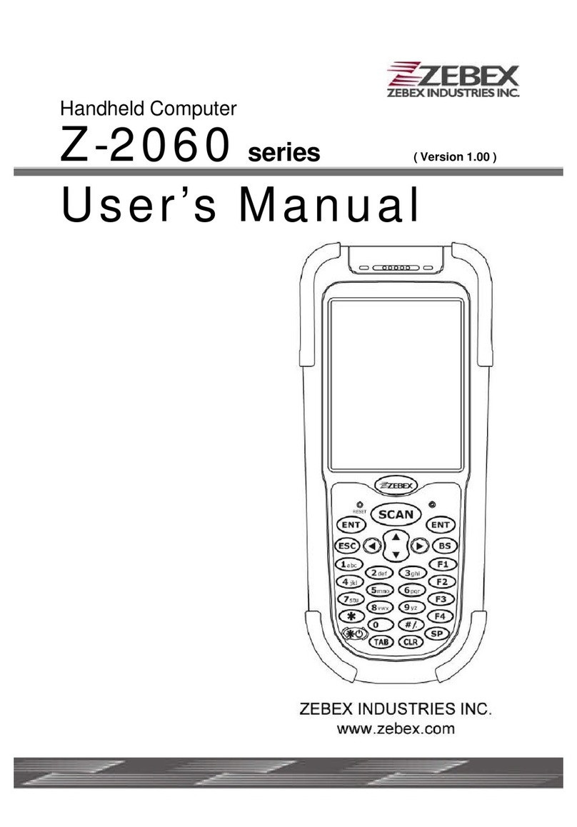 Zebex Z-2060 series user manual