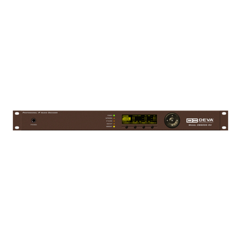 DEVA Broadcast DB9009-RX User manual