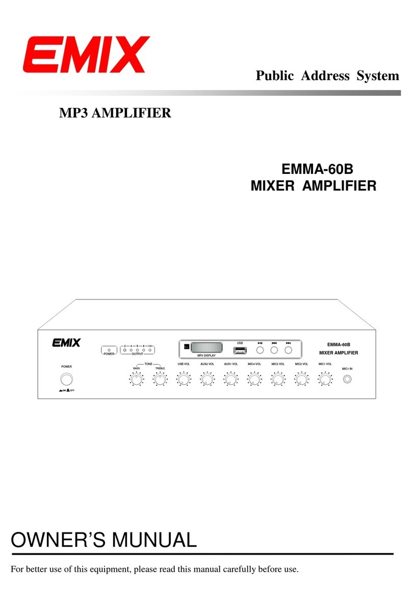 EMIX EMMA-60B owner's manual