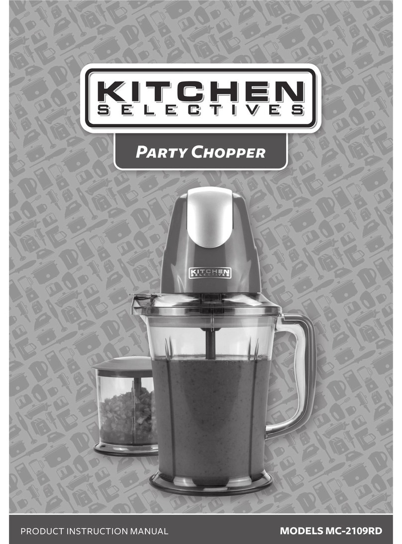 kitchen Selectives MC-2109RD instruction manual kitchen Selectives MC-2109RD instruction manual